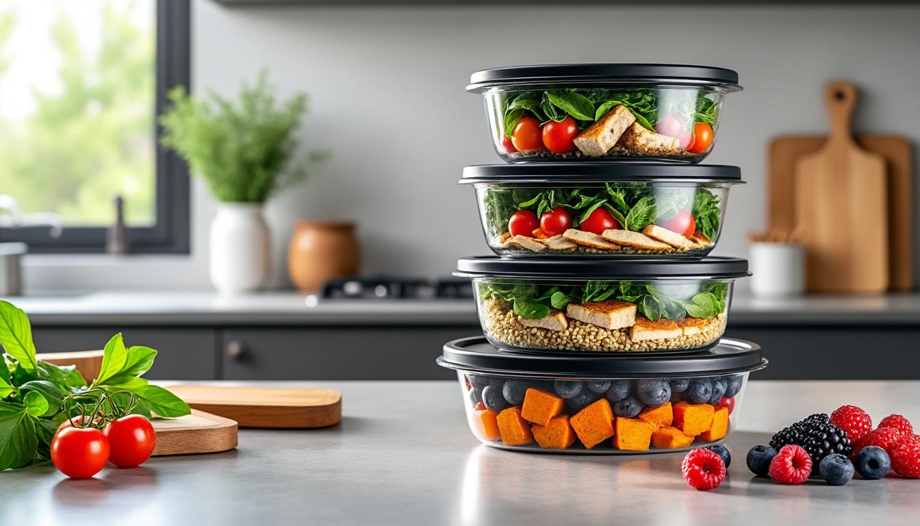 découvrez nos menus batch cooking minceur pour 7 jours, faciles à préparer et équilibrés pour une semaine saine et gourmande.