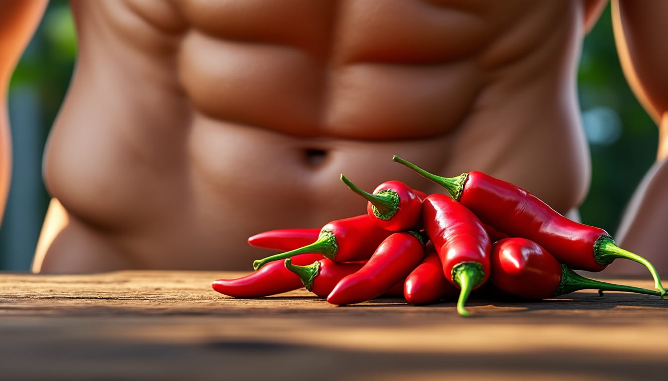 découvrez comment l'ingestion de piment de cayenne peut augmenter légèrement l'oxydation des lipides corporels, favorisant ainsi le métabolisme des graisses.